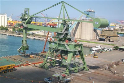 체인 버킷 쉽 언로더 구조