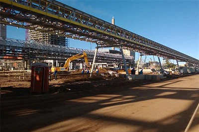 스태킹 야드를 위한 인프라